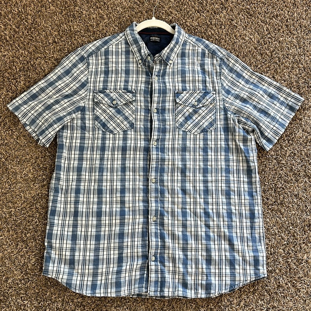 Buffalo David Bitton Men’s Plaid Button Down Shirt